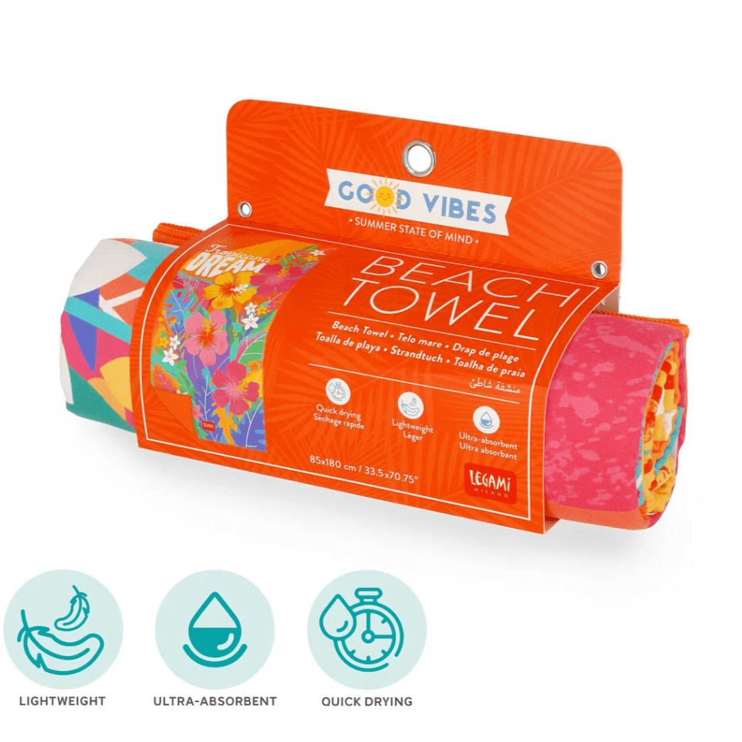 Toalha de praia Legami Tropicana Dream - Papelaria Encantada
