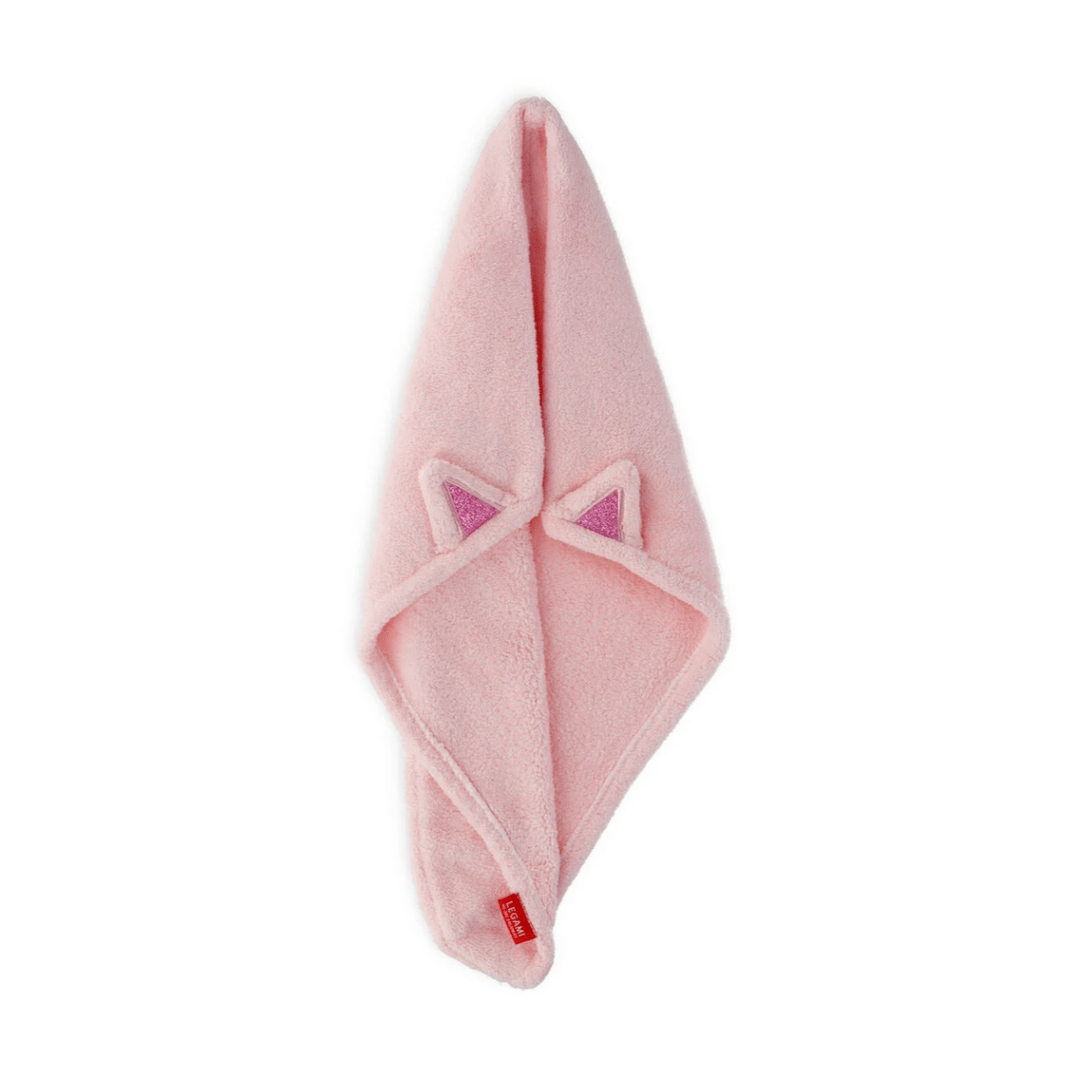 Toalha Turbante Gato - Legami - Adoro o Meu Cabelo - Papelaria Encantada