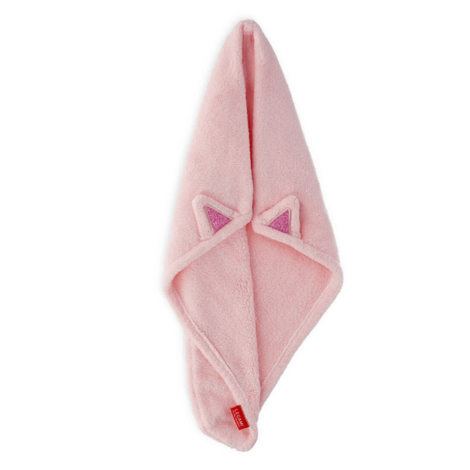 Toalha Turbante Gato - Legami - Adoro o Meu Cabelo - Papelaria Encantada