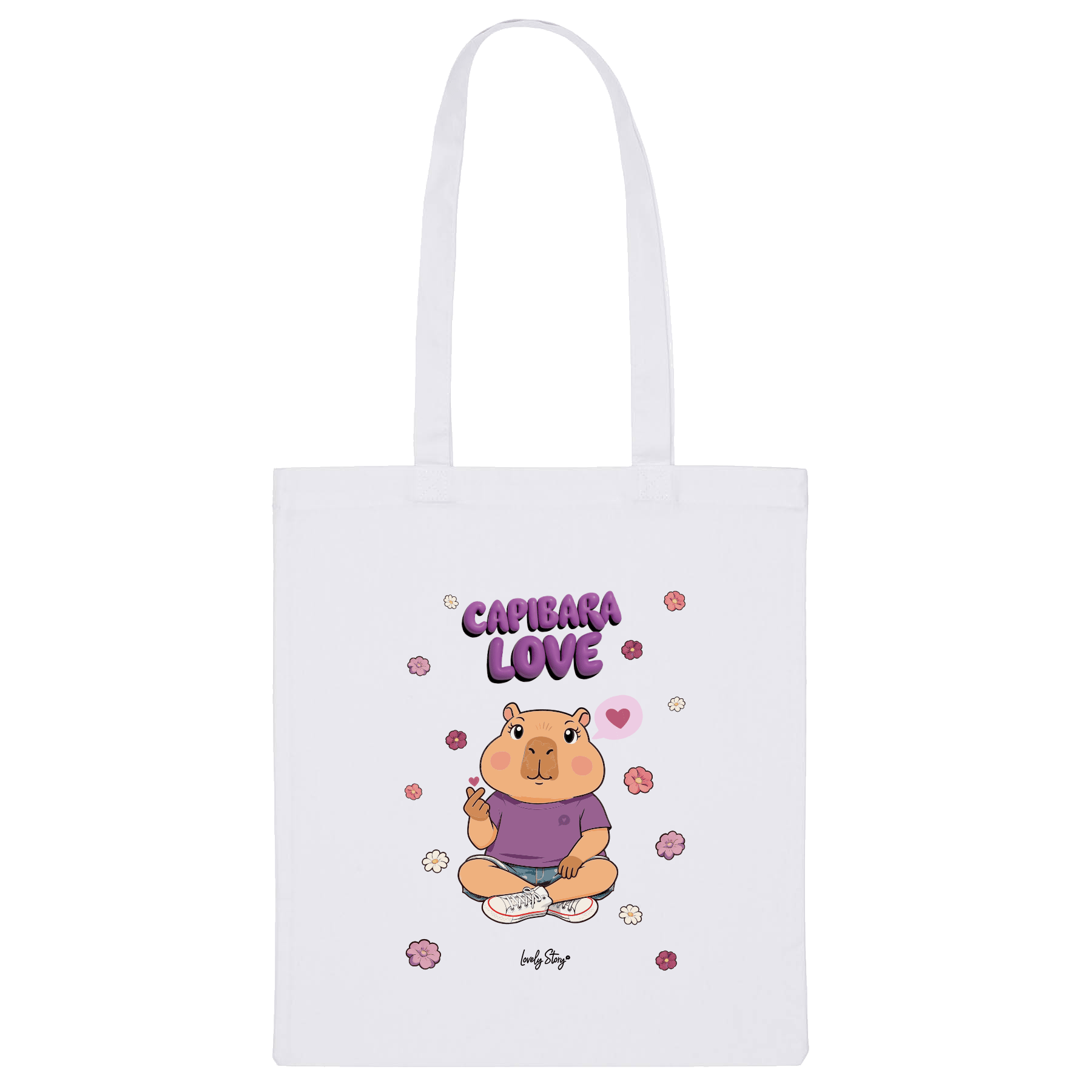 Tote Bag - Capivara Love - Papelaria Encantada