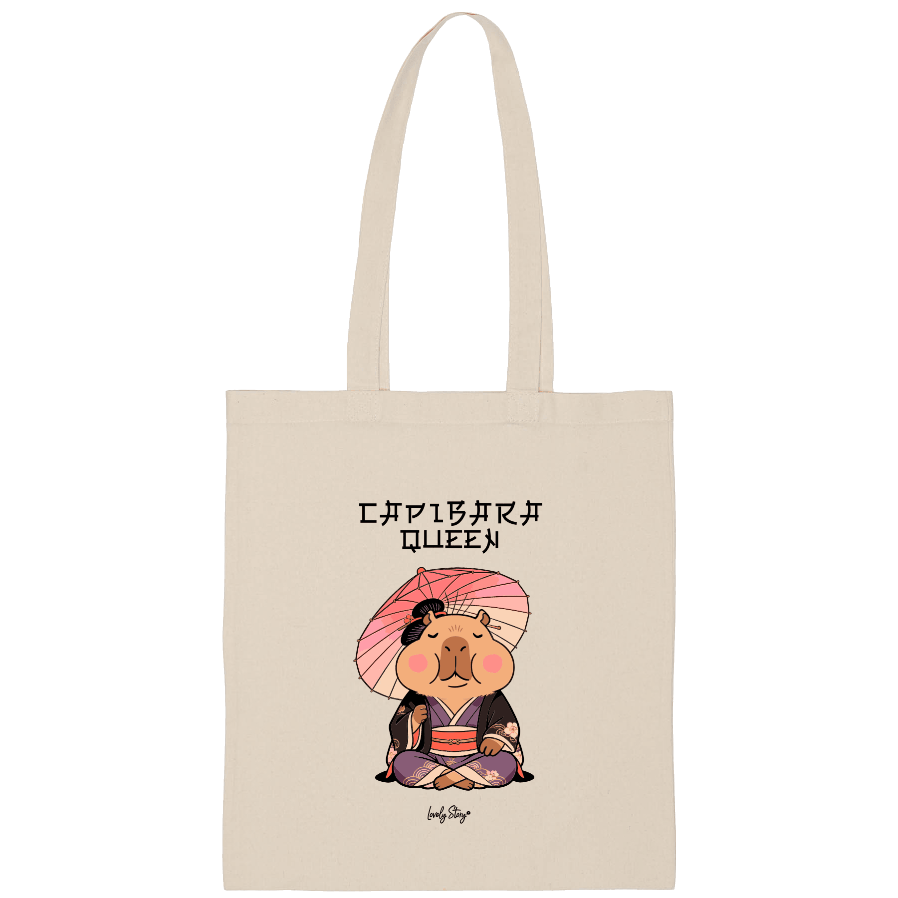 Tote Bag - Capivara Queen - Papelaria Encantada