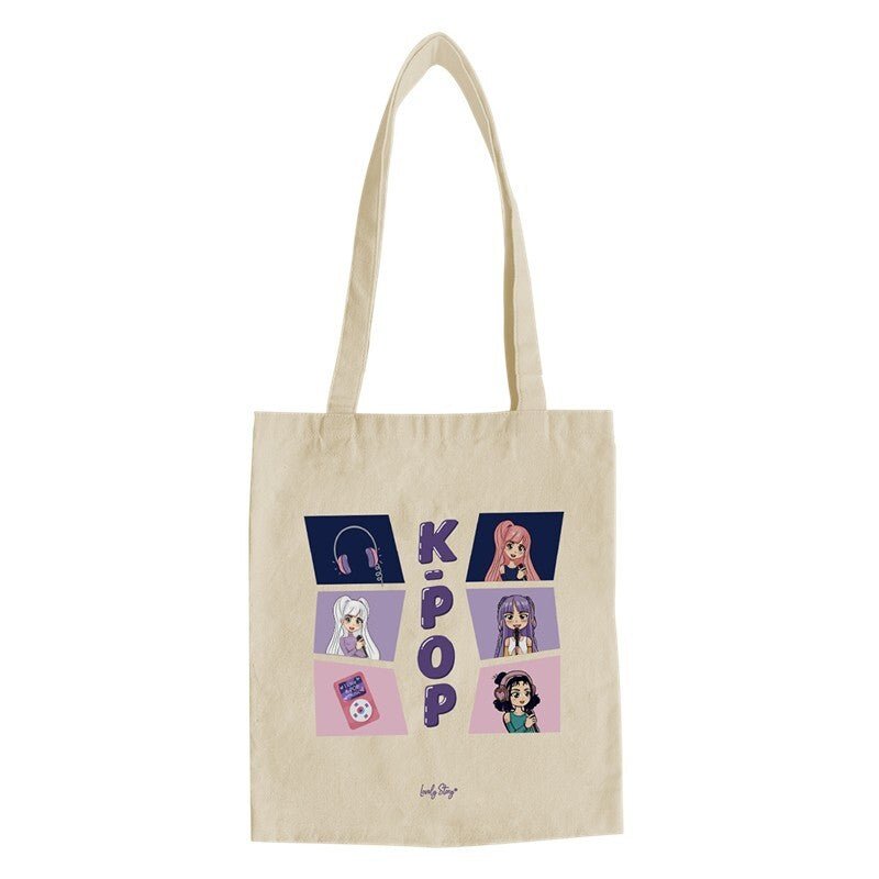 Tote Bag - K - Pop Stars - Papelaria Encantada