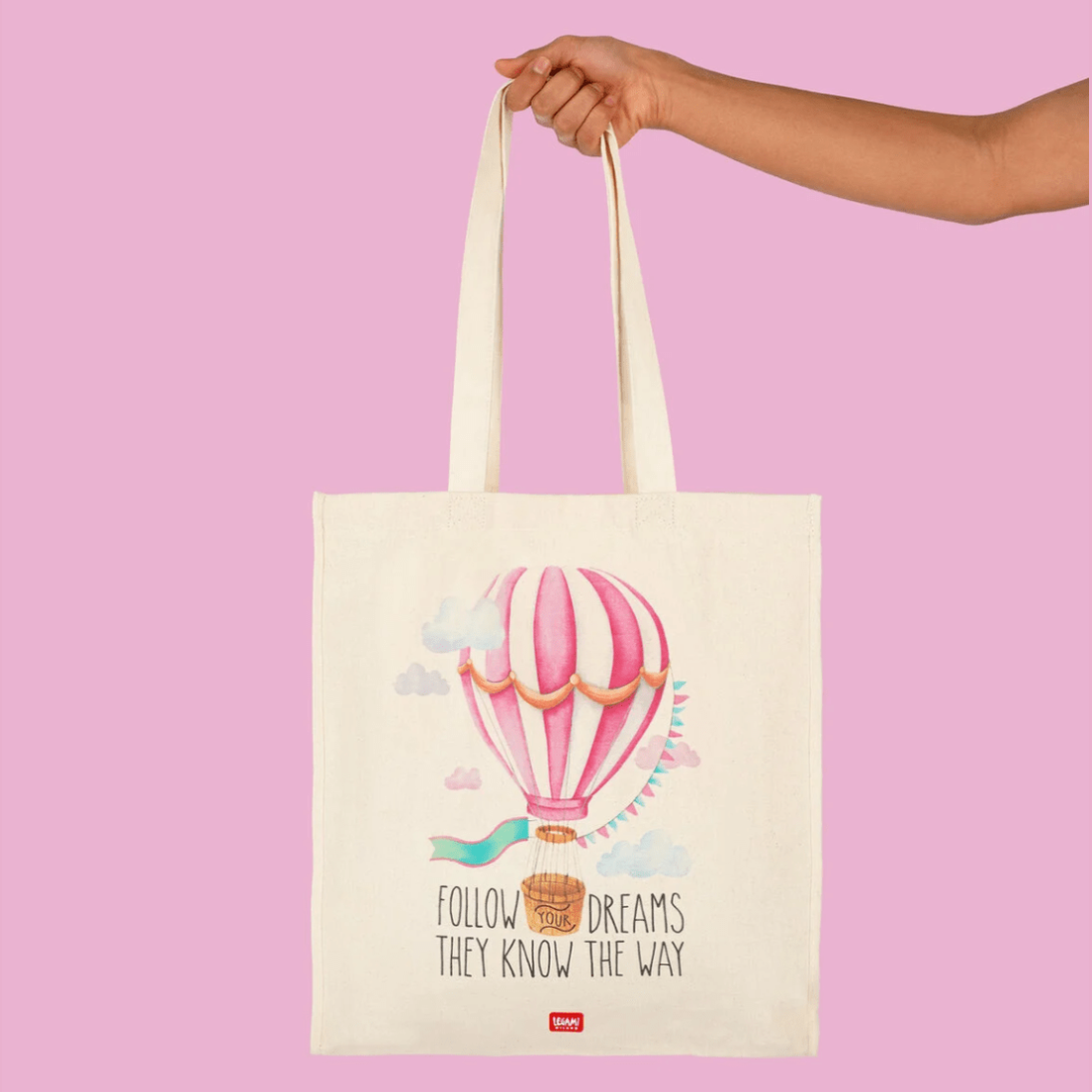 Tote bag Legami - Balão de ar quente - Papelaria Encantada