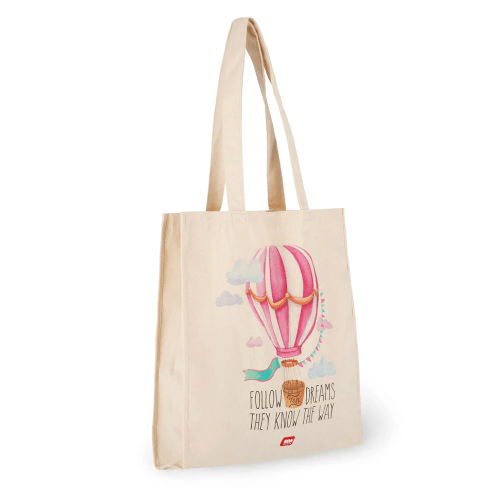 Tote bag Legami - Balão de ar quente - Papelaria Encantada