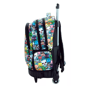 Trolley escolar Minecraft premium 42cm - Papelaria Encantada