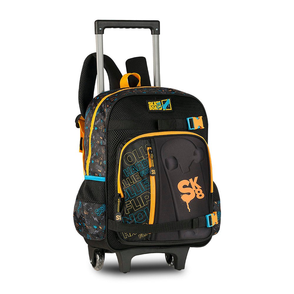 Trolley escolar Skate 40cm - Papelaria Encantada