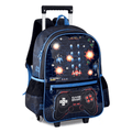 Trolley escolar VideoGame 40Cm - Papelaria Encantada