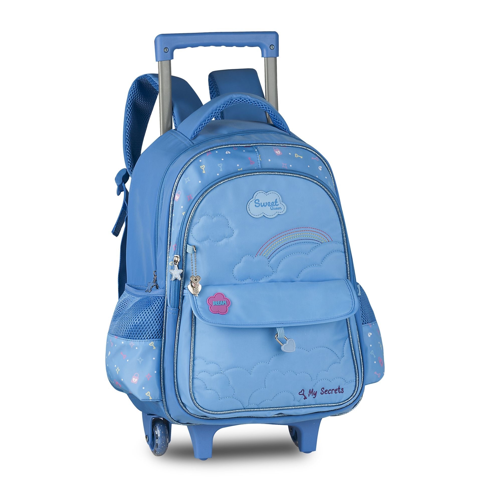 Trolley Sweet Queen Azul 40cm - Papelaria Encantada
