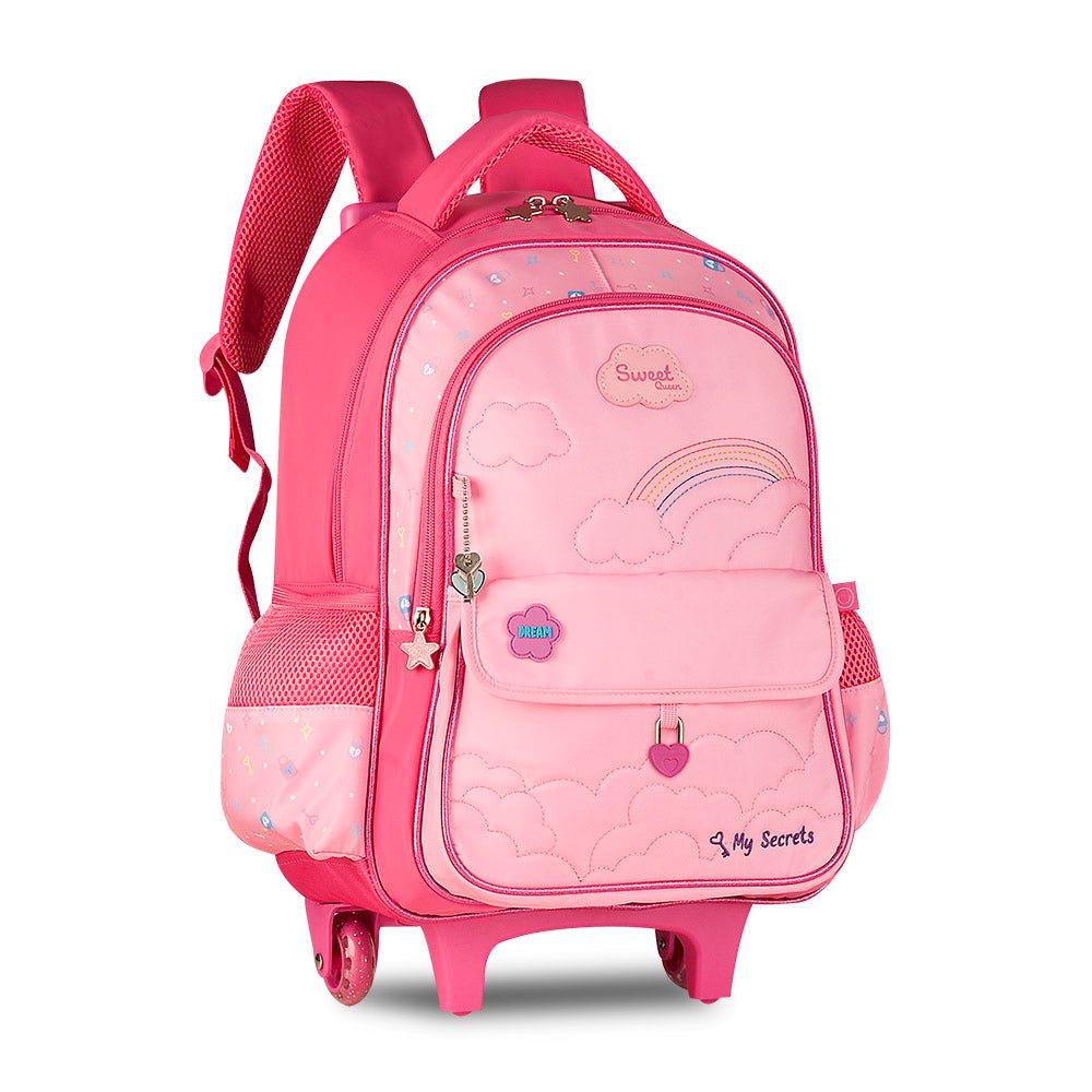 Trolley Sweet Queen Rosa 40cm - Papelaria Encantada