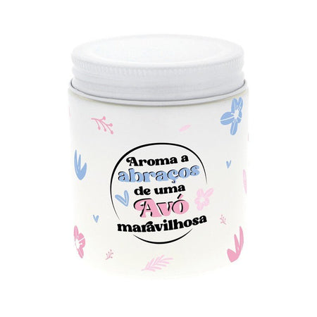 Vela Aromática - Aroma a abraços de uma avó maravilhosa - coco - Papelaria Encantada