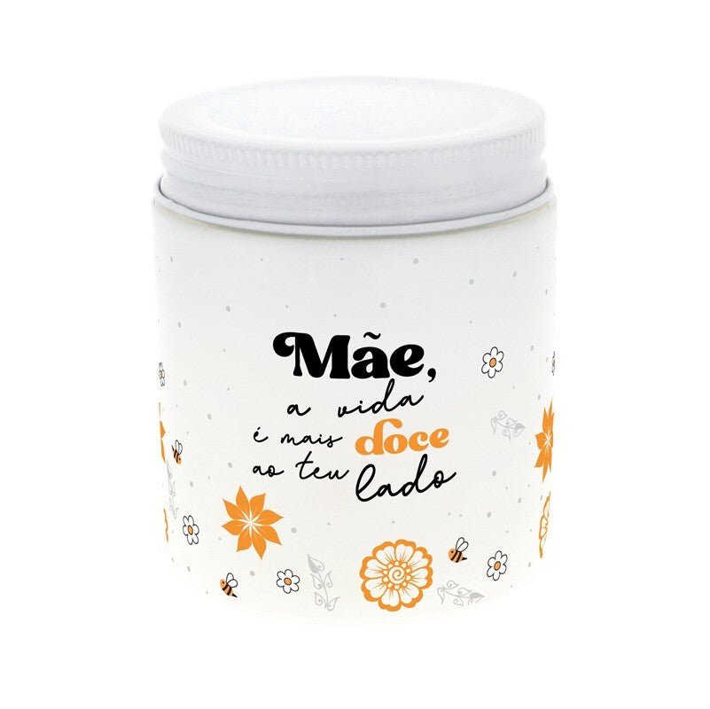 Vela aromática - Mãe a vida é mais doce ao teu lado - Papelaria Encantada