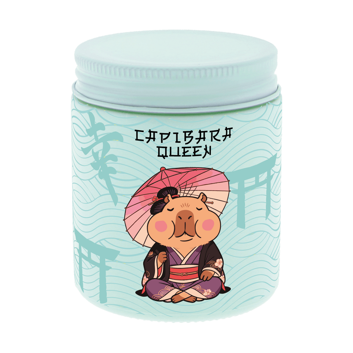 Vela Aromática - Mint - Capivara queen - Papelaria Encantada