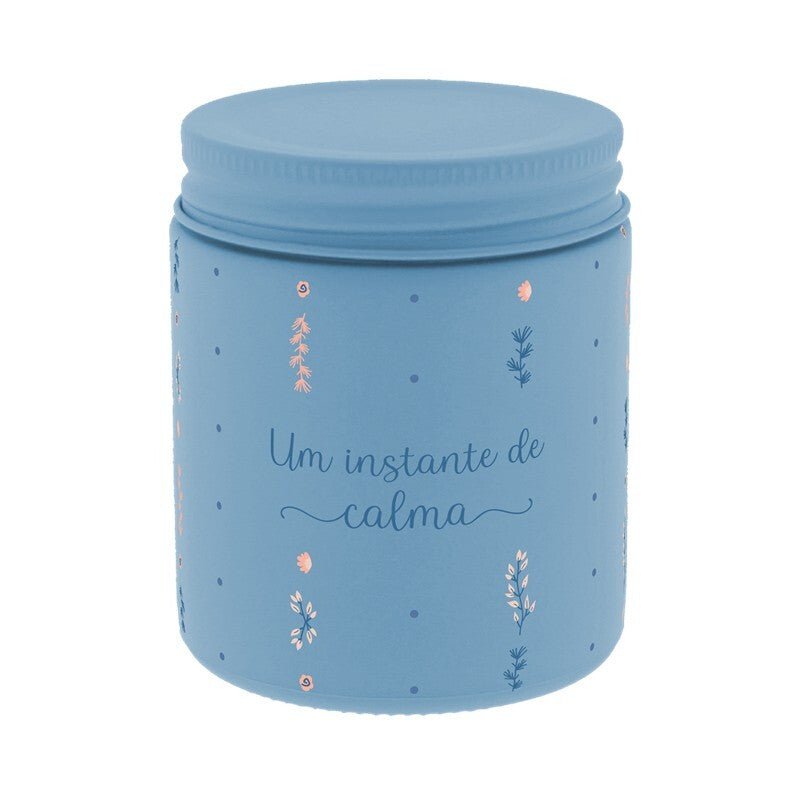 Vela aromática - Petrol blue - Um instante de calma - Papelaria Encantada