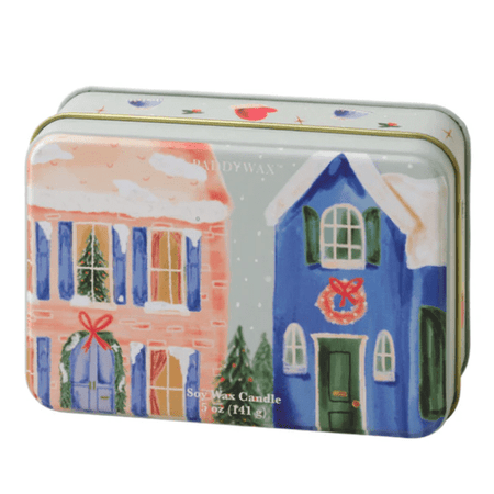 Vela de cera de soja para bairro de Natal | Bálsamo de inverno | 141g - Papelaria Encantada