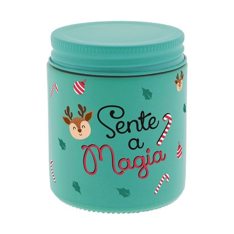 Vela de Natal "Sente a Magia" - Papelaria Encantada