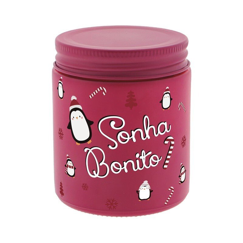 Vela de Natal "Sonha Bonito" - Papelaria Encantada