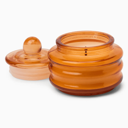 Vela de vidro Beam 85g - Laranja - Especiarias de abóbora - Papelaria Encantada