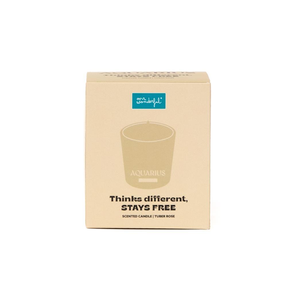 Vela perfumada - Aquário - Mr. Wonderful - Papelaria Encantada