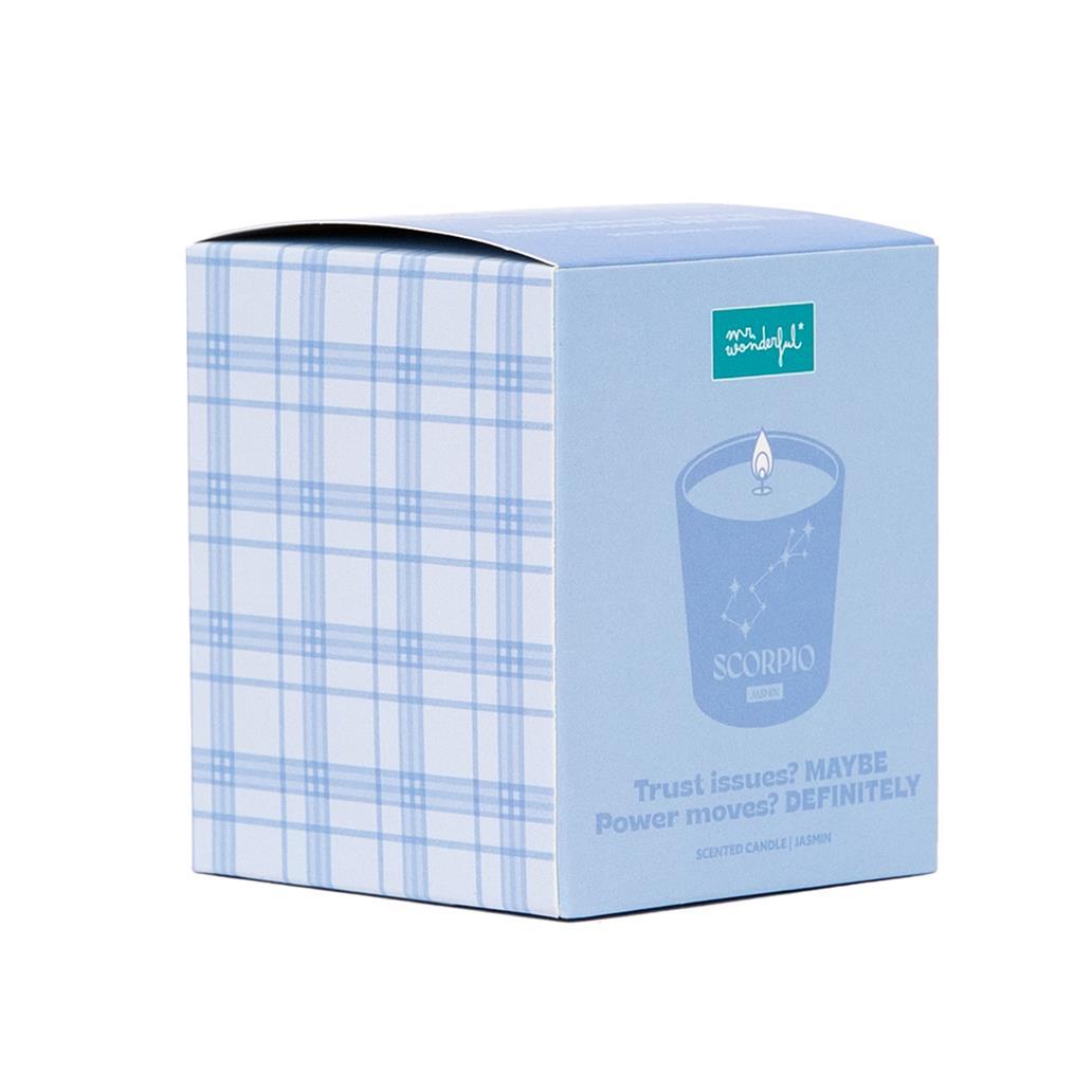 Vela perfumada - Escorpião - Mr. Wonderful - Papelaria Encantada