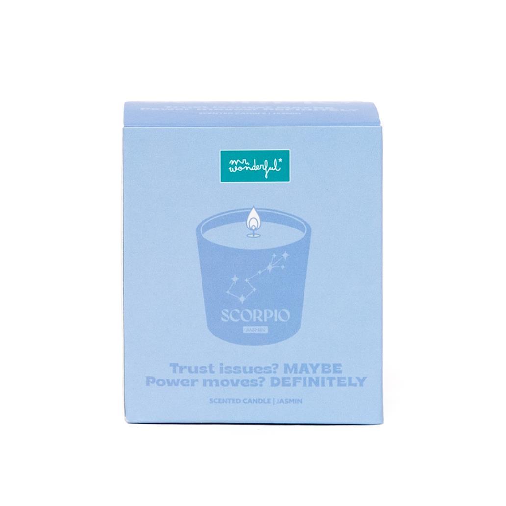 Vela perfumada - Escorpião - Mr. Wonderful - Papelaria Encantada