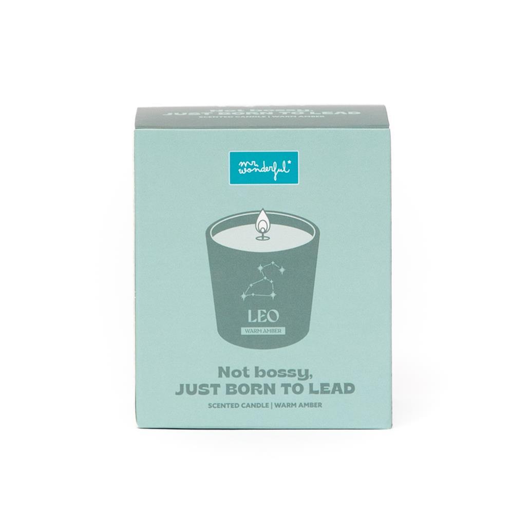 Vela perfumada - Leão - Mr. Wonderful - Papelaria Encantada
