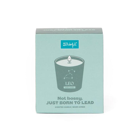 Vela perfumada - Leão - Mr. Wonderful - Papelaria Encantada