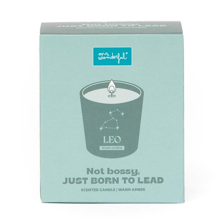 Vela perfumada - Leão - Mr. Wonderful - Papelaria Encantada