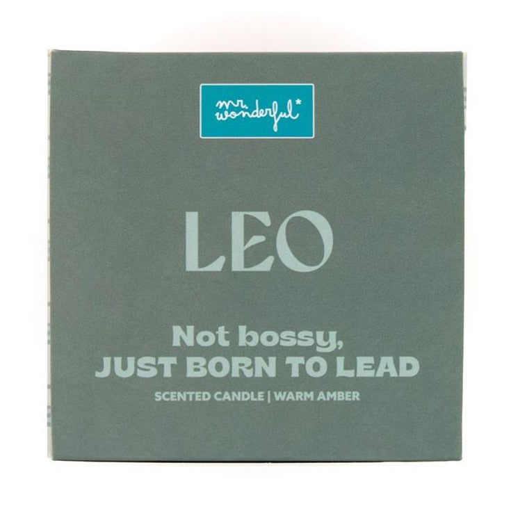 Vela perfumada - Leão - Mr. Wonderful - Papelaria Encantada