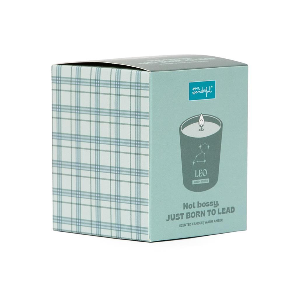 Vela perfumada - Leão - Mr. Wonderful - Papelaria Encantada