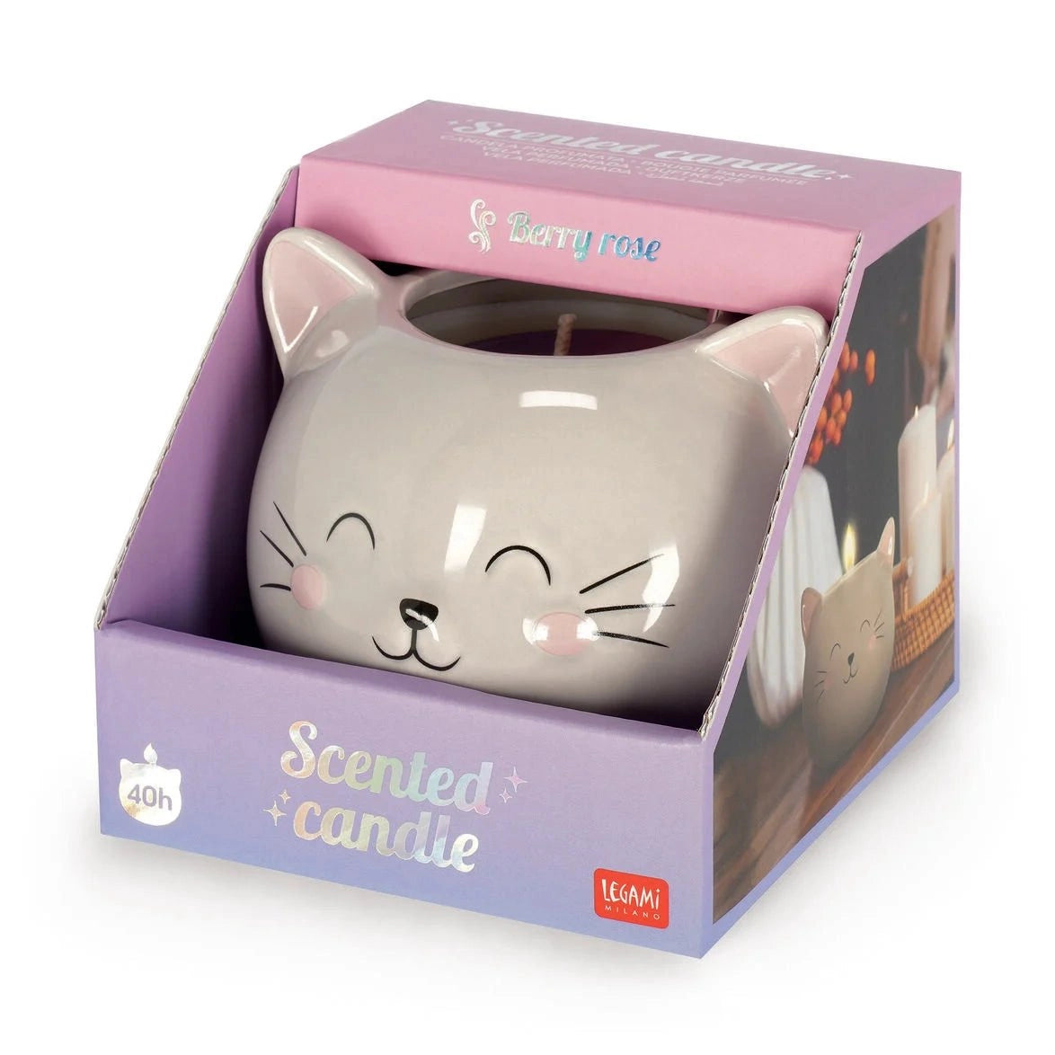 Vela Perfumada Legami Gato - Papelaria Encantada