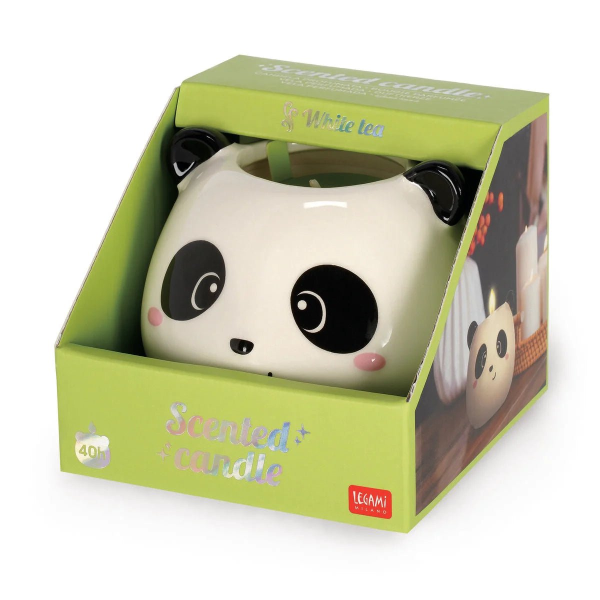 Vela perfumada Panda Legami - Papelaria Encantada