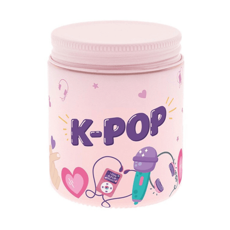Vela perfumada pink k-pop - Papelaria Encantada