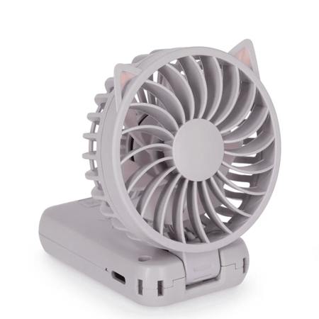 Ventilador portátil recarregável - Kitty - Legami - Papelaria Encantada