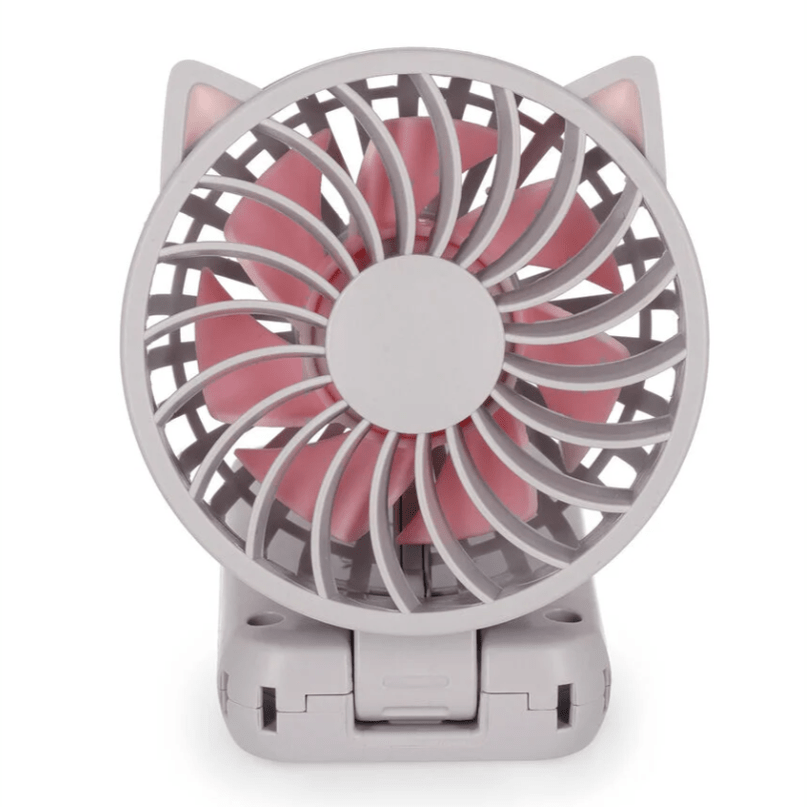 Ventilador portátil recarregável - Kitty - Legami - Papelaria Encantada