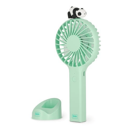 Ventoinha Portátil Recarregável com Base Panda Legami - Papelaria Encantada